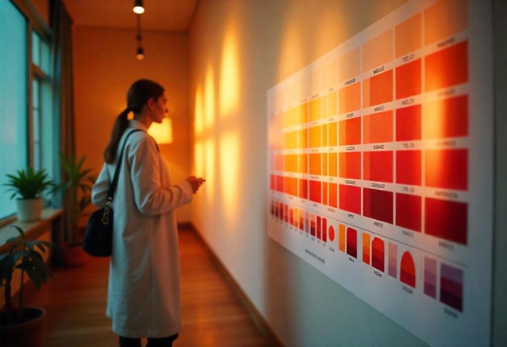 Chromotherapy Color Chart Guide